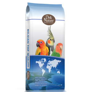 Deli Nature Lovebirds Champion dvergpapegøyefôr i 20 kg sekk
