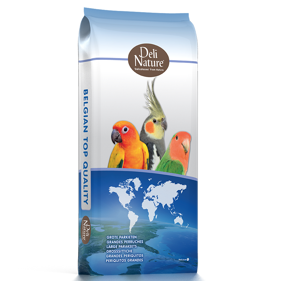 Deli Nature Lovebirds Premium fôr til dvergpapegøyer i 20 kg sekk