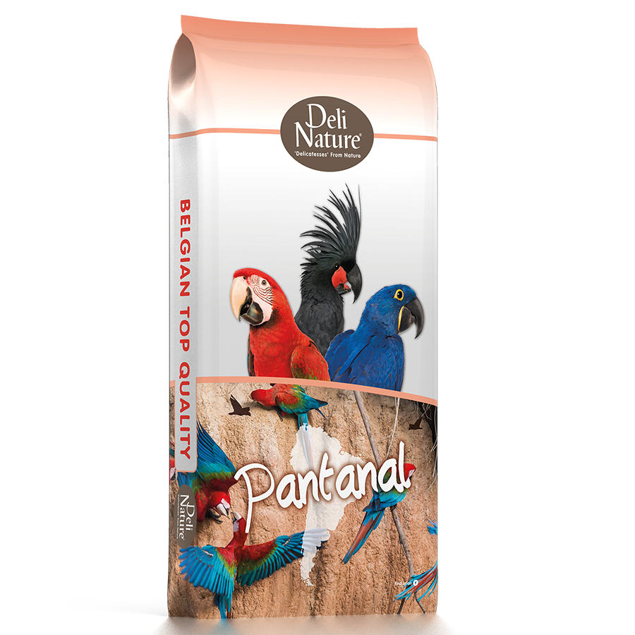 Deli Nature Parrots Pantanal fôr til store papegøyer i 12,5 kg sekk